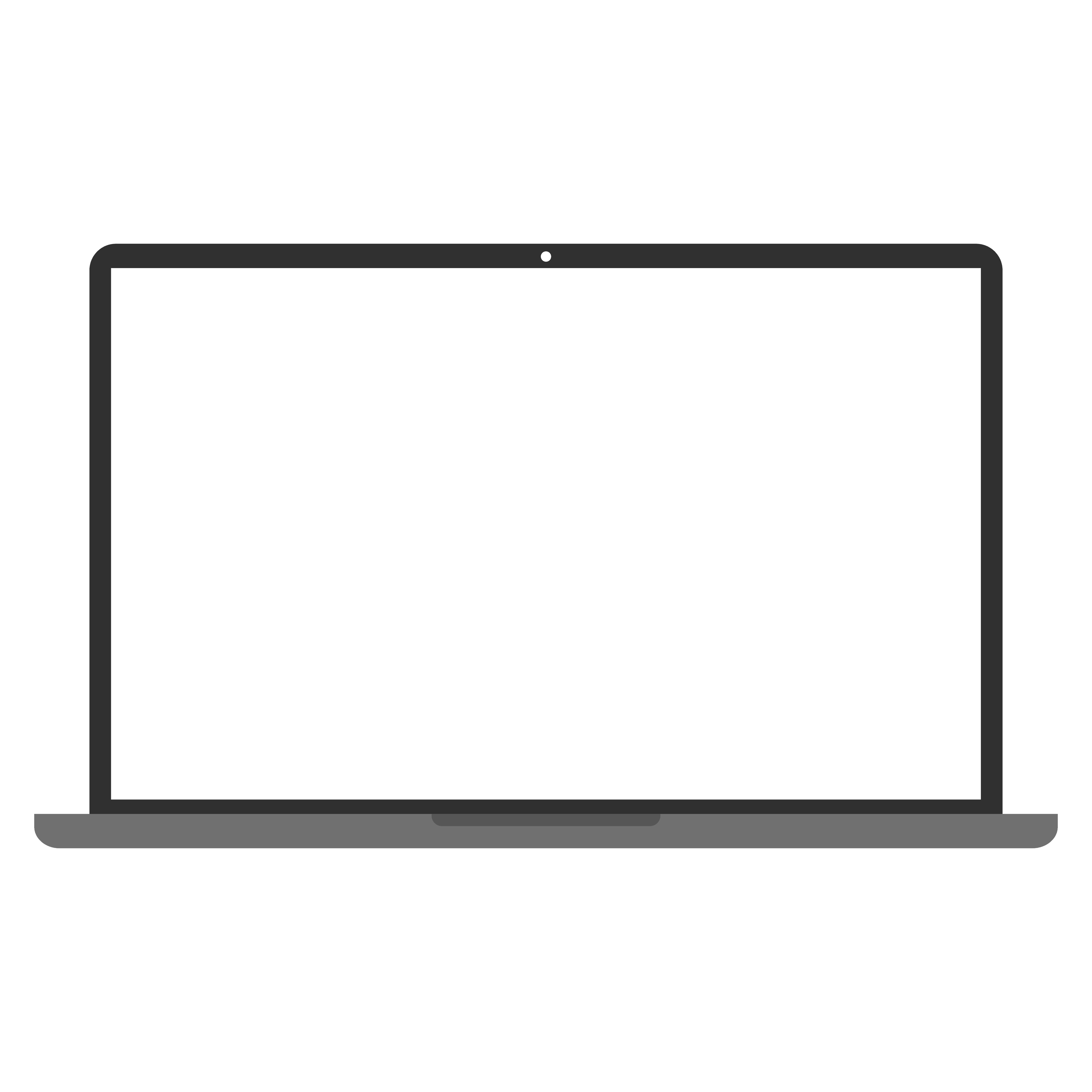 Laptop met online keuzeconcept