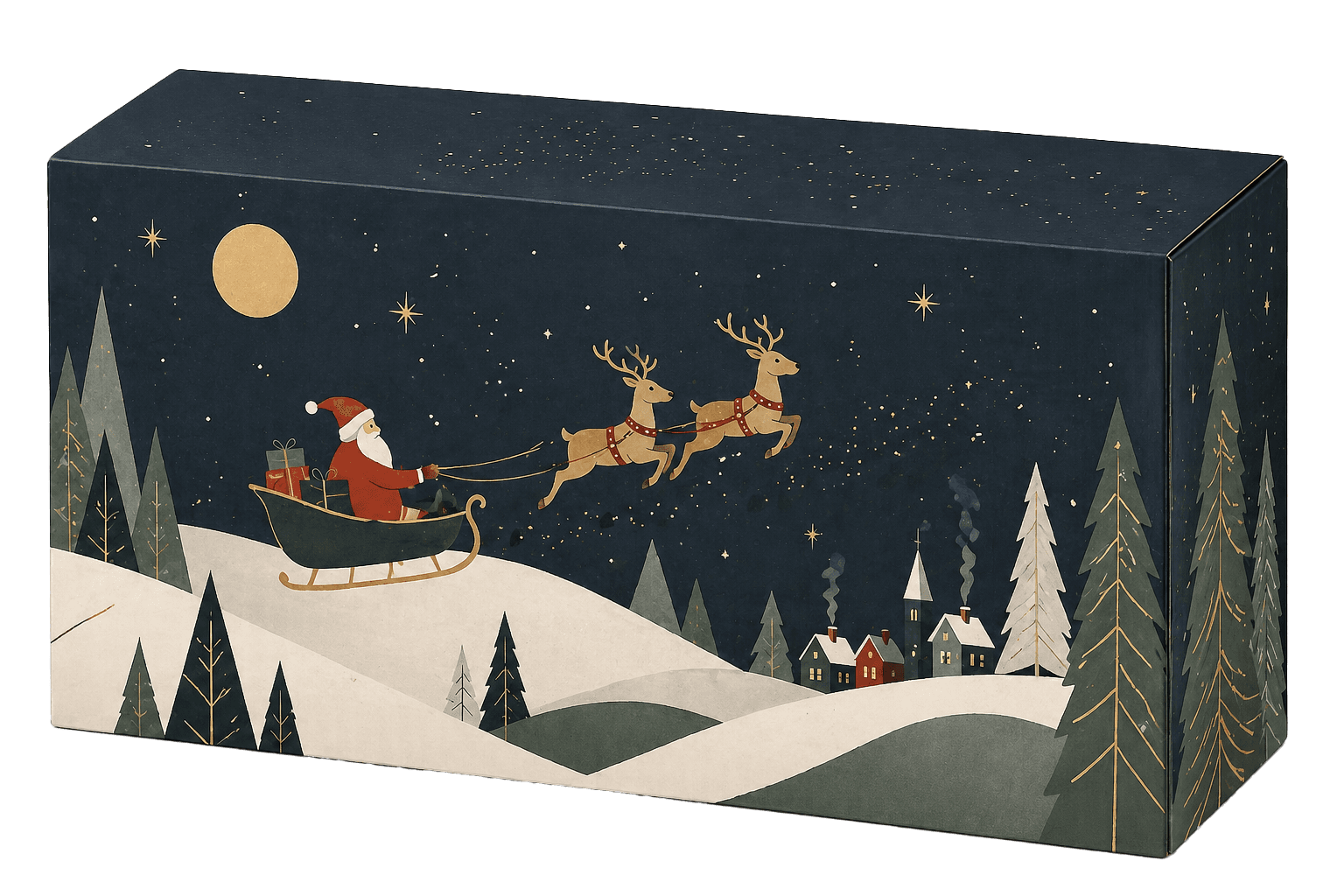 Magicbox voorbeeld 1 Voorbeeld van een gepersonaliseerd kerstpakket in eigen design via Magicbox 1