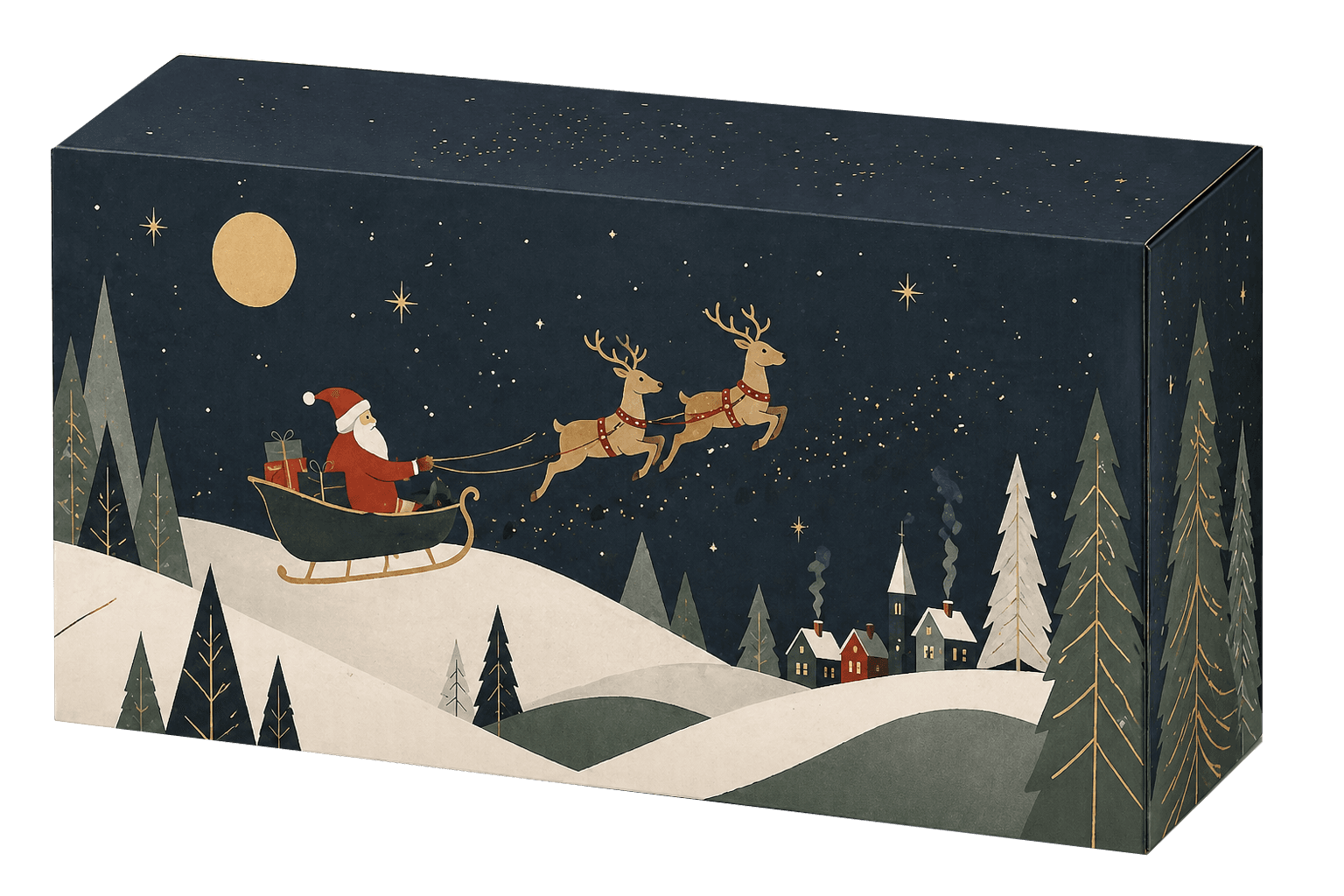 Magicbox voorbeeld 9 Voorbeeld van een gepersonaliseerd kerstpakket in eigen design via Magicbox 9