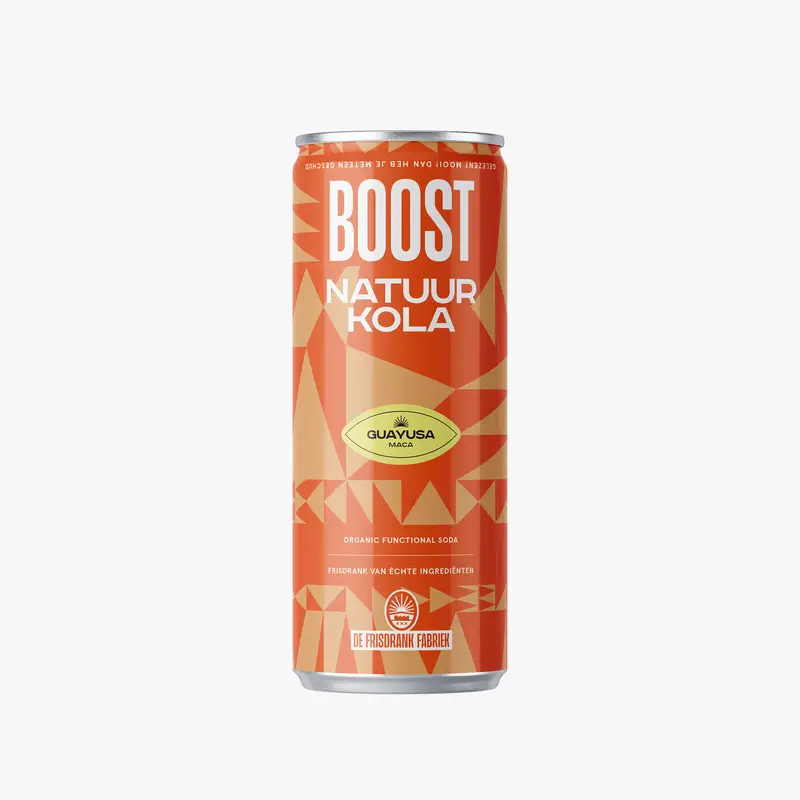 De Frisdrank Fabriek Boost Natuur Kola Blik (25cl)